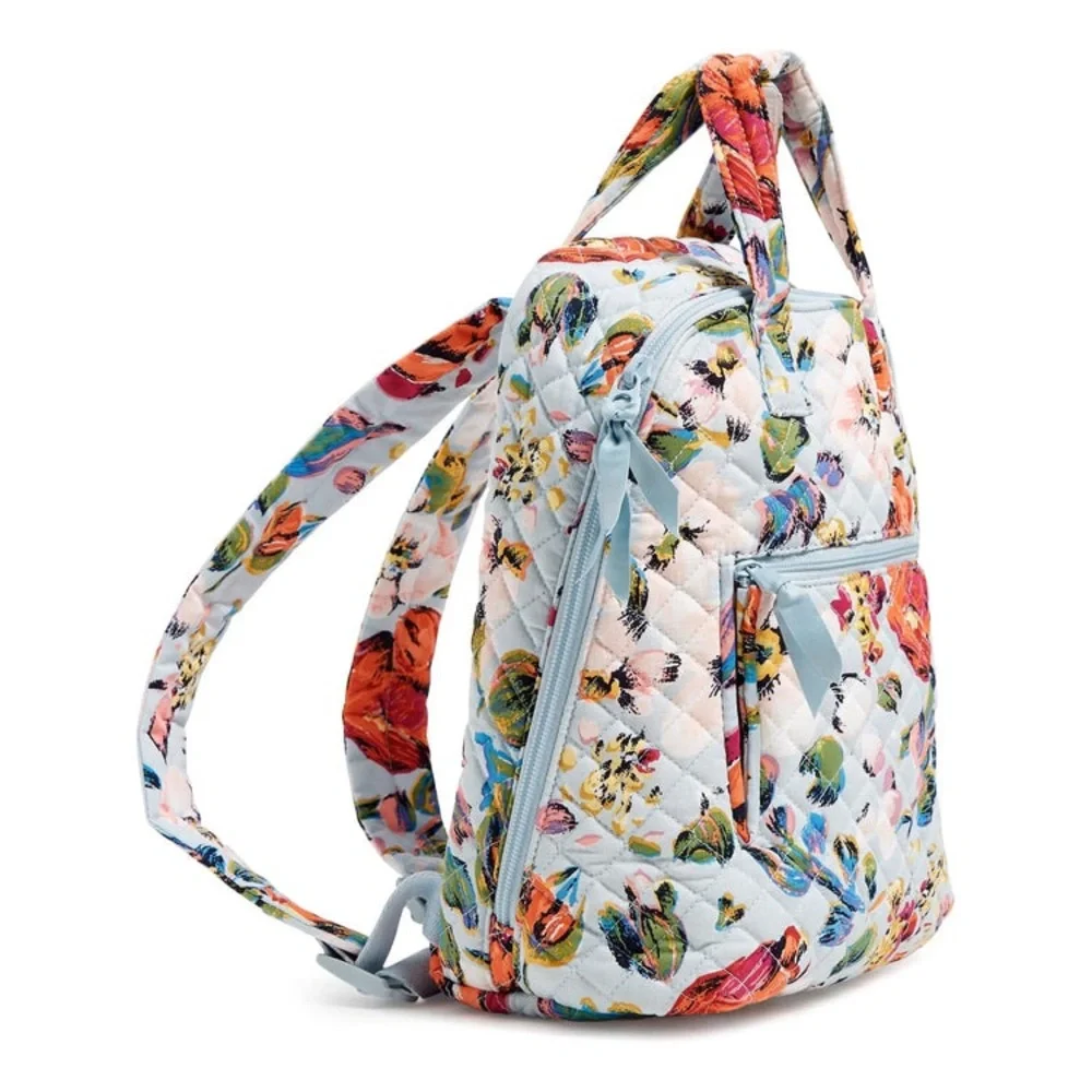 Vera Bradley Mini Totepack in Cotton Sea Air Floral Quilted